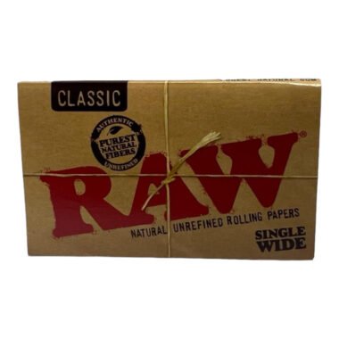 RAW Single Wide Classic Natural Rolling Papers