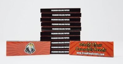 Crop King Premium Rolling Papers + Tips