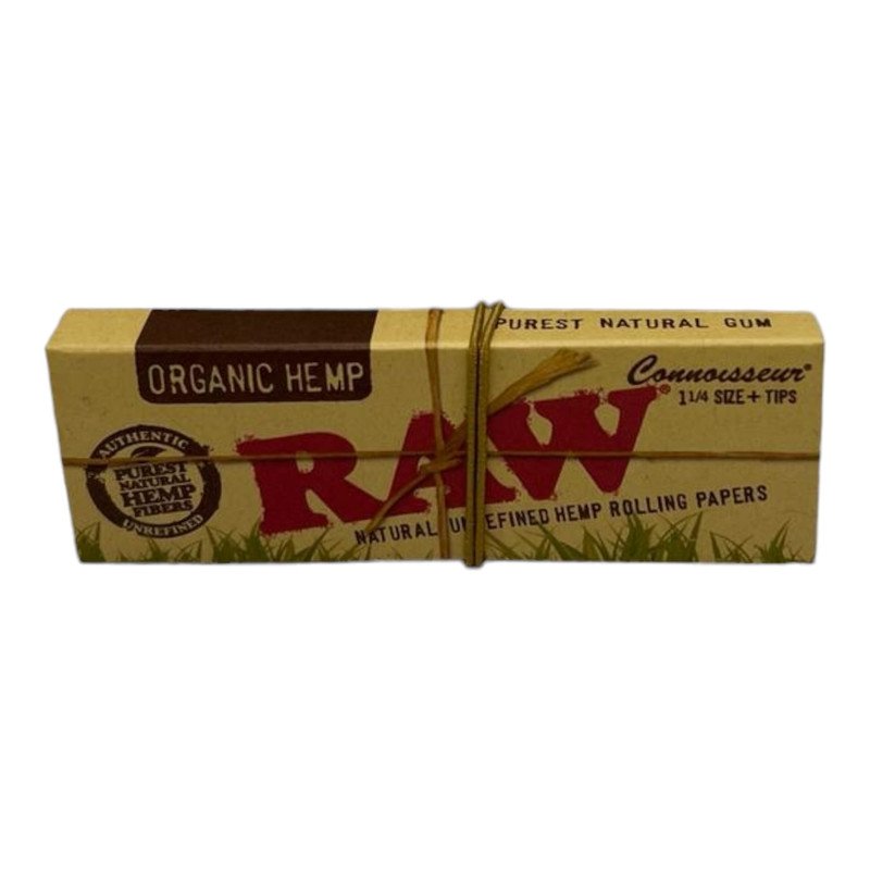 RAW Organic Hemp Rolling Papers + Tips