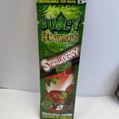Juicy Strawberry Flavoured Hemp Wraps