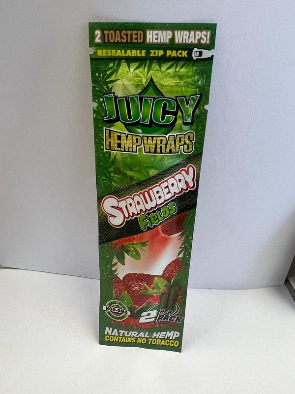 Juicy Strawberry Flavoured Hemp Wraps