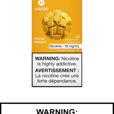 VUSE CARTRIDGES 18MG