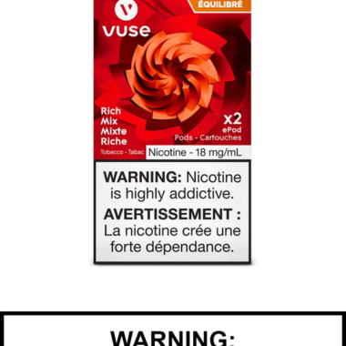 VUSE CARTRIDGES 18MG