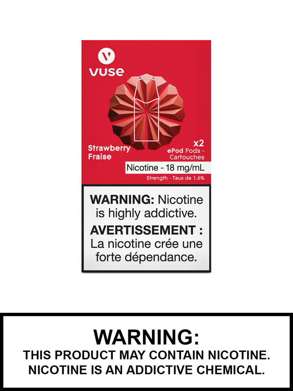 VUSE CARTRIDGES 18MG