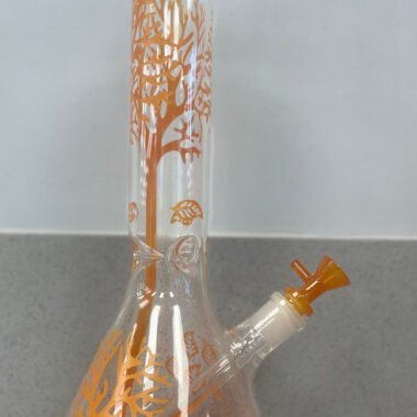 BONG 15" ORANGE TREE BONG 5MM