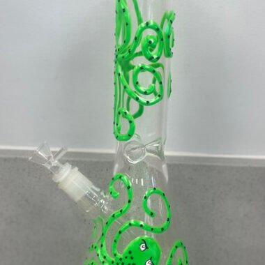 BONG 16" OCTOPUS GREEN