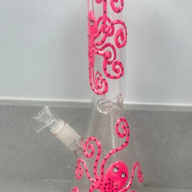 BONG 16" OCTOPUS PINK