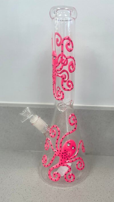 BONG 16" OCTOPUS PINK