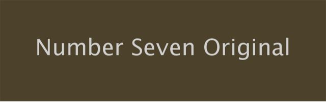 NUMBER 7 ORIGINAL RS BLUE