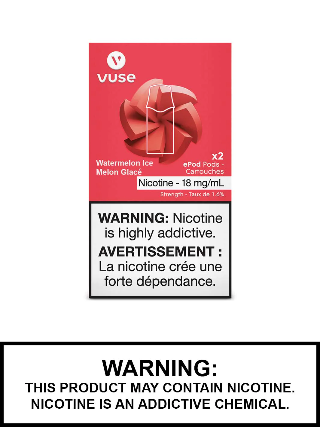 VUSE CARTRIDGES 18MG