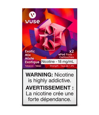 VUSE CARTRIDGES 18MG