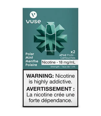 VUSE CARTRIDGES 18MG