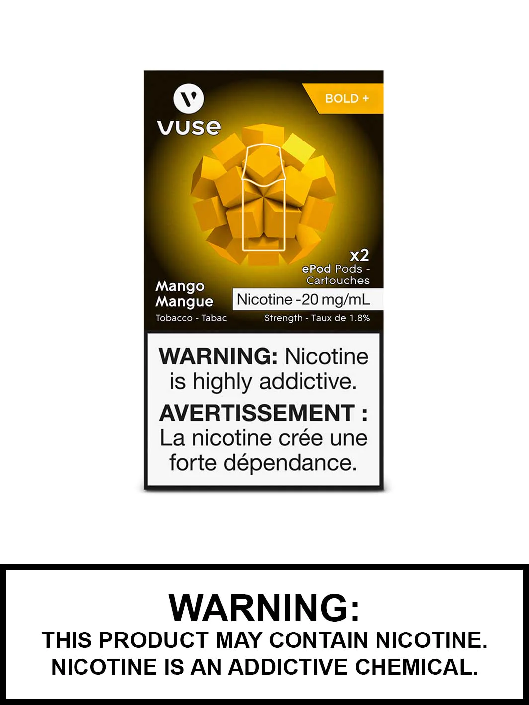 VUSE CARTRIDGES 20MG