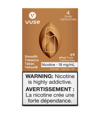 VUSE CARTRIDGES 4 PODS 18MG