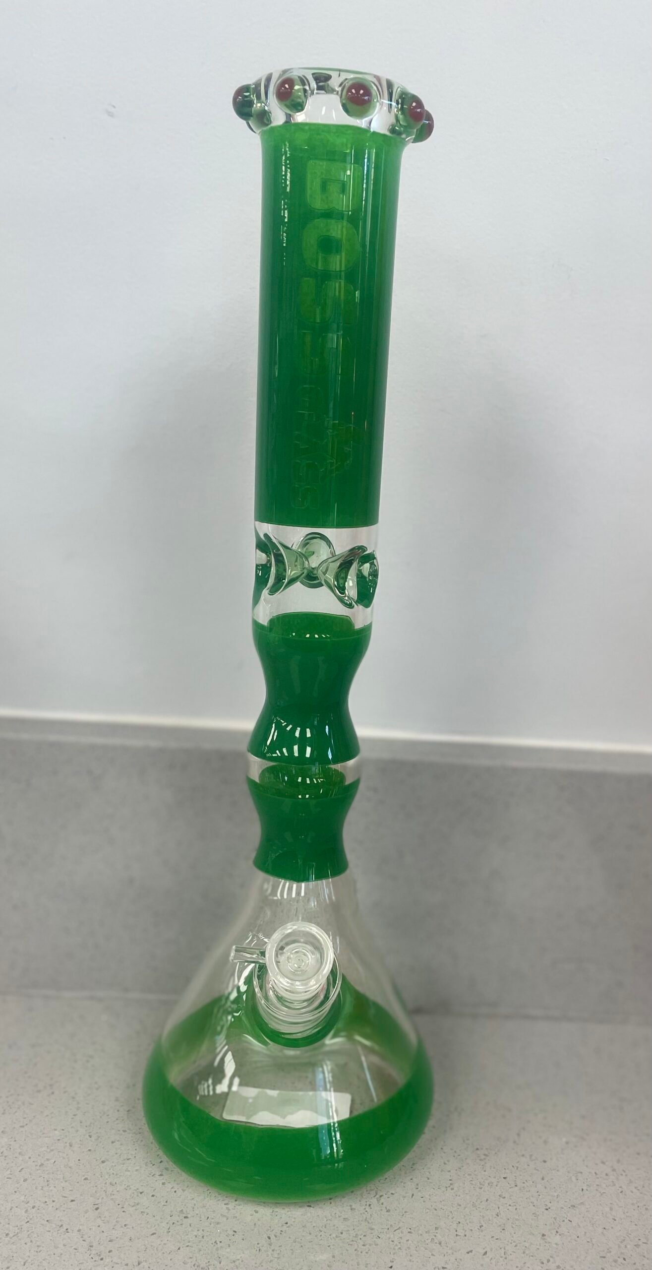 BONG 19" F.GREEN ICEPINCH 7MM